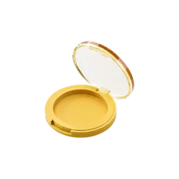 4.8g Single-Pan Round ABS & AS Powder Compact with Fully Transparent Top