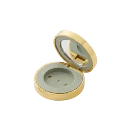 1.95g Single-Pan Round Dual-Tone ABS Compact with Mirror