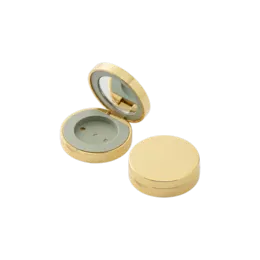 1.95g Single-Pan Round Dual-Tone ABS Compact with Mirror