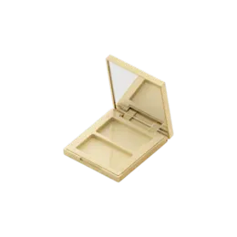 2-Pan Square Dual-Tone ABS Compact