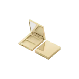 2-Pan Square Dual-Tone ABS Compact