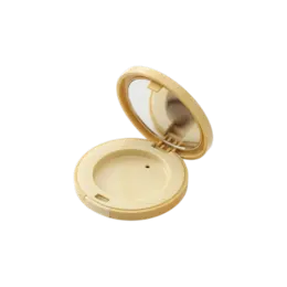 3.64g Single-Pan Round Dual-Tone ABS Compact with Mirror
