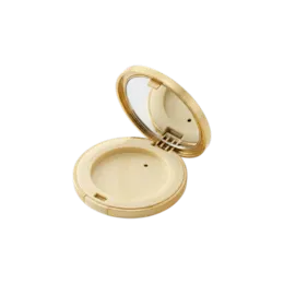4.64g Single-Pan Round Dual-Tone ABS Compact with Mirror
