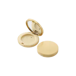 4.64g Single-Pan Round Dual-Tone ABS Compact with Mirror