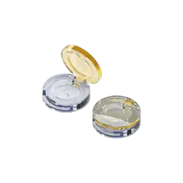 2.5g Thick-Wall Single-Pan Round Fully-Transparent ABS & AS Compact