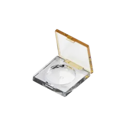 3.8g Thick-Wall Single-Pan Round Fully-Transparent ABS & AS Compact