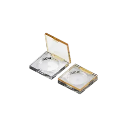 3.8g Thick-Wall Single-Pan Round Fully-Transparent ABS & AS Compact