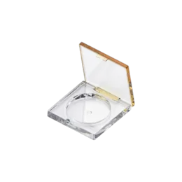 5.3g Thick-Wall Single-Pan Round Fully-Transparent ABS & AS Compact