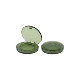 2.2g Thick-Wall Single-Pan Round Fully-Transparent ABS & AS Compact