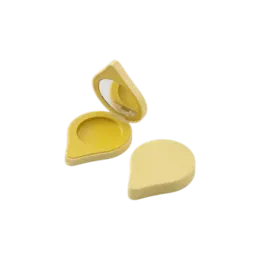 11.8g Single-Pan Teardrop ABS & AS Powder Compact with Round Well & Mirror