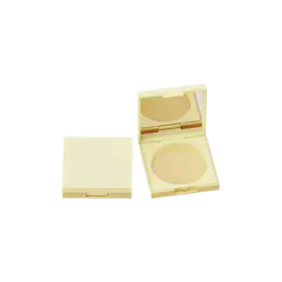 12.8g Single-Pan Square ABS & AS Powder Compact with Round Well & Mirror