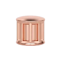 Pillar-Style Cylinder Zamac Perfume Bottle Cap & Overcap for Pumps & Sprayers
