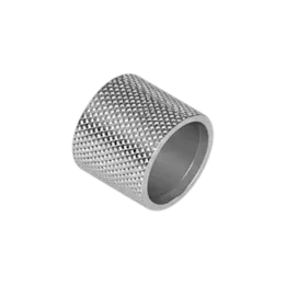 Textured Cylinder Zamac Perfume Bottle Cap & Overcap for Pumps & Sprayers