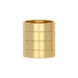 Grooved Cylinder Zamac Perfume Bottle Cap & Overcap for Pumps & Sprayers