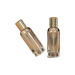 Grooved Cylinder Zamac Perfume Bottle Cap & Overcap for Pumps & Sprayers