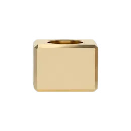 Luxury Heavy Weight Beveled Block Zamac Perfume Bottle Cap & Overcap for Pumps & Sprayers