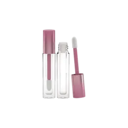 0.07oz / 2ml PETG Cylinder Lip Gloss Tube with ABS Cap & Paddle Doe Foot Applicator