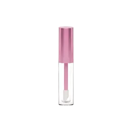 0.12oz / 3.6ml Thick-Wall PETG Cylinder Lip Gloss Tube with ABS Cap & Doe Foot Applicator