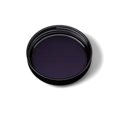 89-400 Black SAN Lid with Violet Inlay