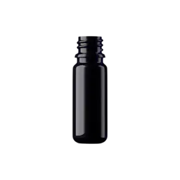 0.34oz / 10ml 18-DIN Violet Glass Round Slim Dropper Bottle