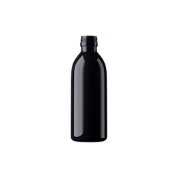 8.5oz / 250ml Light-Protective Violet Glass Boston Round Bottle with 28mm Pilfer Proof Finish