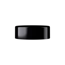 45mm Child-Resistant Black PP Lid with Violet Inlay
