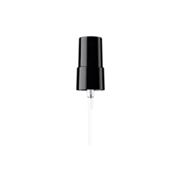 18-415 Black PP Fine Mist Sprayer with Flush Black Overcap, 0.1cc Dosage