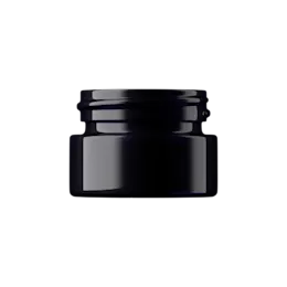 0.17oz / 5ml 29-400 Violet Glass Straight Sided Cosmetic Jar