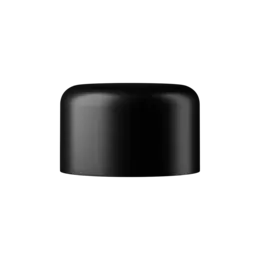 18-DIN Black PP Pourer Cap with White Pourer (Orion 100)