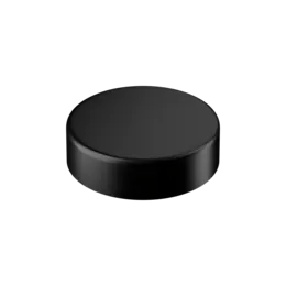58mm Black PCR Lid with White Inlay