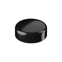 48-400 Black SAN Lid with Non-Glued Violet Inlay