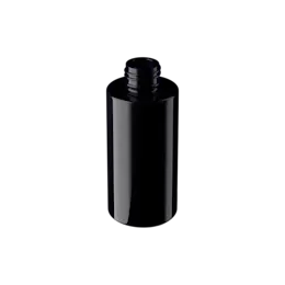 3.4oz / 100ml 24-410 Violet Glass Cylinder Cosmetic Bottle