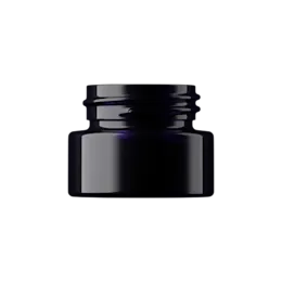 0.17oz / 5ml 28-400 Violet Glass Straight Sided Cosmetic Jar