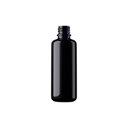 1.7oz / 50ml 18-DIN Violet Glass Round Dropper Bottle