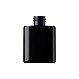 1.7oz / 50ml 20-410 Violet Glass Square Cosmetic Bottle