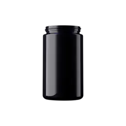 10.14oz / 300ml 63-400 Violet Glass Wide-Mouth Straight Sided Jar