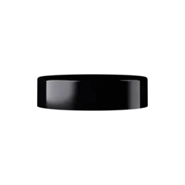 56mm Black PP Screw Cap with Violet Inlay