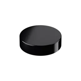 56mm Black PP Screw Cap with Violet Inlay