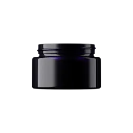 2oz / 60ml 54-400 Violet Glass Straight Sided Cosmetic Jar