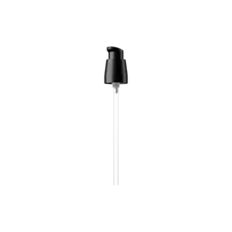 20-410 Black PP Slim Serum/Treatment Pump, 0.15cc Dosage
