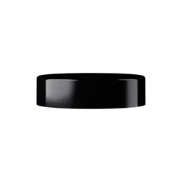 48mm Black UREA Screw Cap with Violet Inlay