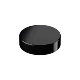 48mm Black UREA Screw Cap with Violet Inlay