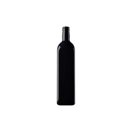 34oz / 1L Light-Protective Violet Glass Square Oil Bottle, 31.5 STD