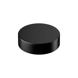 52mm Black PP Lid with Violet Inlay