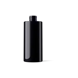 6.76oz / 200ml 24-410 Violet Glass Cylinder Cosmetic Bottle