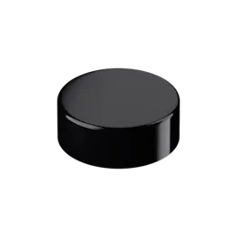 29mm Black PP Lid with Violet Inlay
