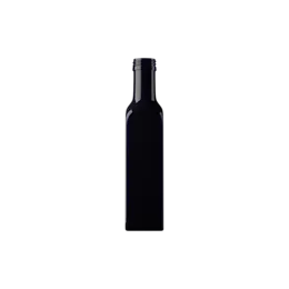 8.45oz / 250ml Light-Protective Violet Glass Square Oil Bottle, 31.5 STD