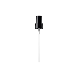 22-410 Black PP Slim Serum/Treatment Pump, 0.19cc Dosage