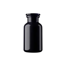 16.9oz / 500ml Violet Glass Round Apothecary Jar with Glass Stopper