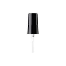 18-415 Black PP Fine Mist Sprayer with Black Overcap, 0.1cc Dosage